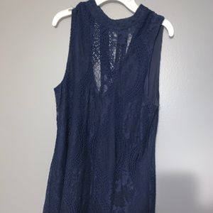 Navy Blue Dress